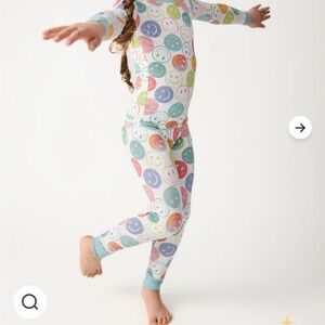 Little Sleepies Smiley Face Pajama Set